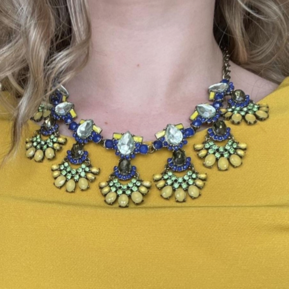 Sale - Anthropology Baubblebar statement necklace and earring set